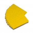 Cartão Zebra PVC amarelo