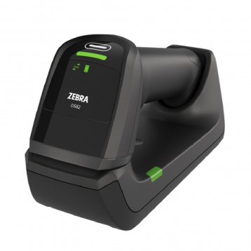 ZEBRA DS8288 - Kit leitor de c&oacute;digo de barras 2D preto com base horizontal + cabo