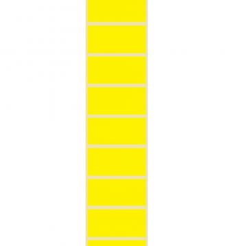 FSM - Etiquette Zebra Z-Ultimate 3000T JAUNE - 38mmx13mm