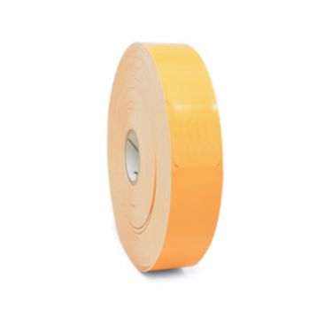 Pulseira ZEBRA em rolo - Z-Band Splash cor LARANJA - mandril de 25mm