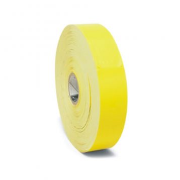 Pulseira ZEBRA em rolo - Z-Band Splash AMARELO - Mandril de 25mm