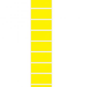 FSM - Etiqueta poli&eacute;ster Z-Ultimate 3000T AMARELA - 50mmx25mm