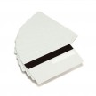 Cartão Zebra PVC branco com inserção de assinatura e banda magnética