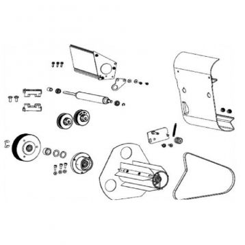 Kit Zebra rebobinador de etiquetas para  ZEBRA ZT510﻿﻿