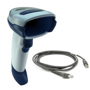 Zebra DS2208 - Kit leitor de código de barras 2D USB com cabo