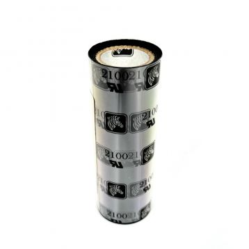 Amostra Zebra Cera 2100 - 110mmx50m - Fita preta