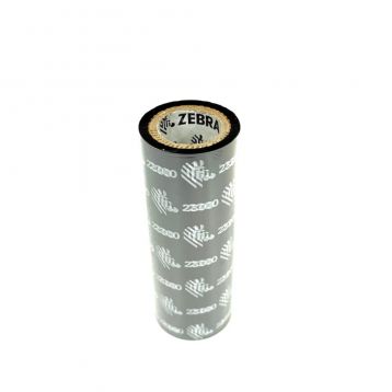 Amostra Zebra Cera 2300 - 110mm x 50m - Fita preta