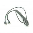 Zebra - Cabo USB - espiral 