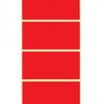 FSM - Zebra Z-Perform 1000D ROUGE - 100mmx50mm - Etiquette thermique &eacute;conomique